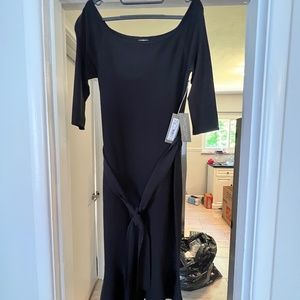 Off the Shoulder Black Dress (NWT)